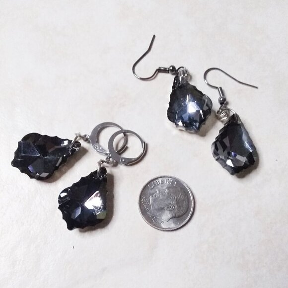 Sexy! Seductive! Decadent! Gorgeous! Festive! Black Shimmering Bling Chandeliers - Picture 6 of 12